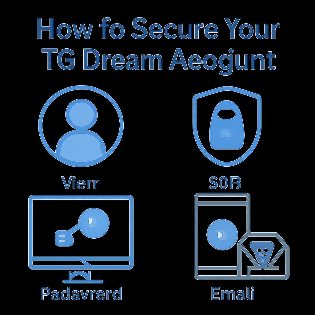 An educational diagram on securing your TG Dream account.
