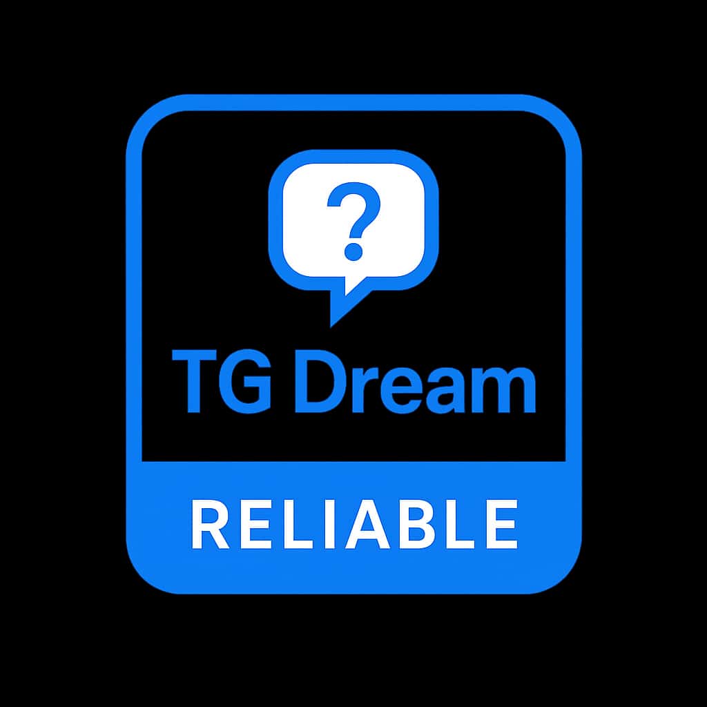 An icon representing the reliability of the TG Dream platform.