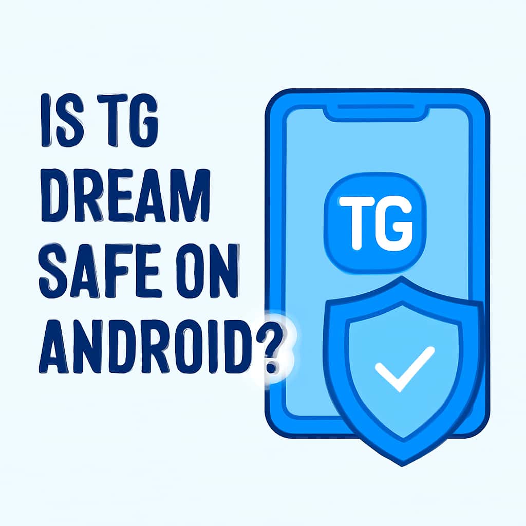 A diagram illustrating the safety features of TG Dream on Android.