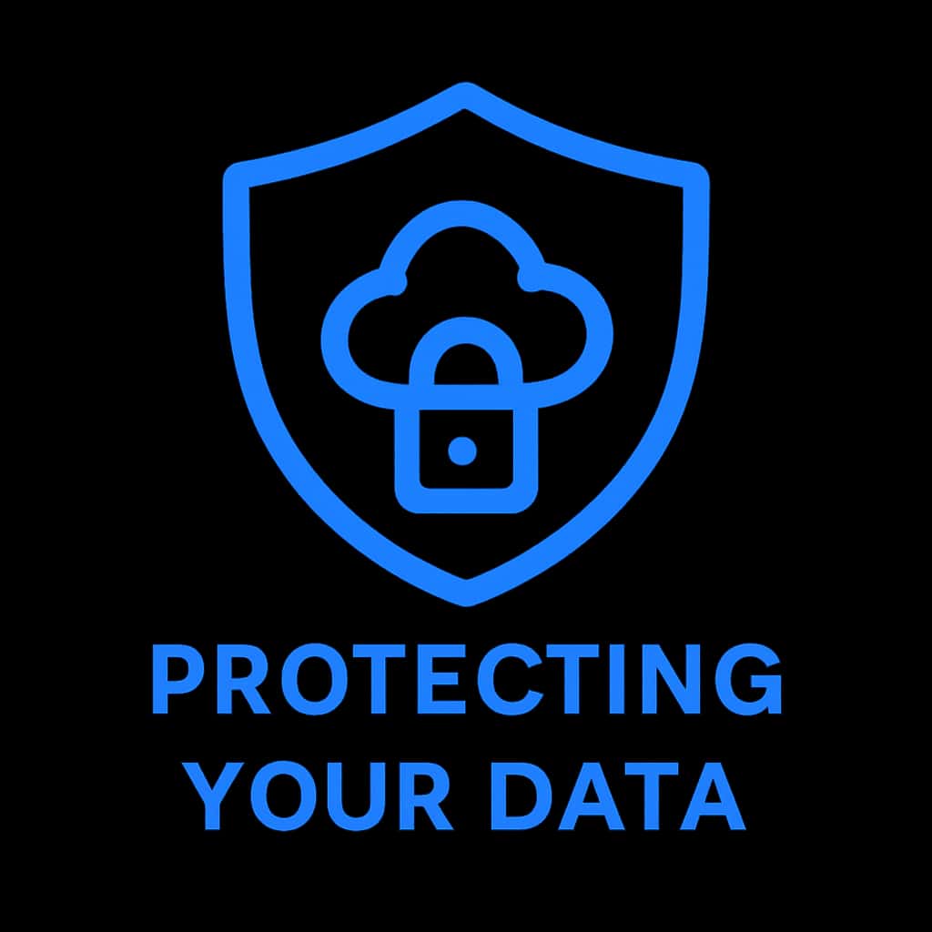 An icon symbolizing data protection for TG Dream.
