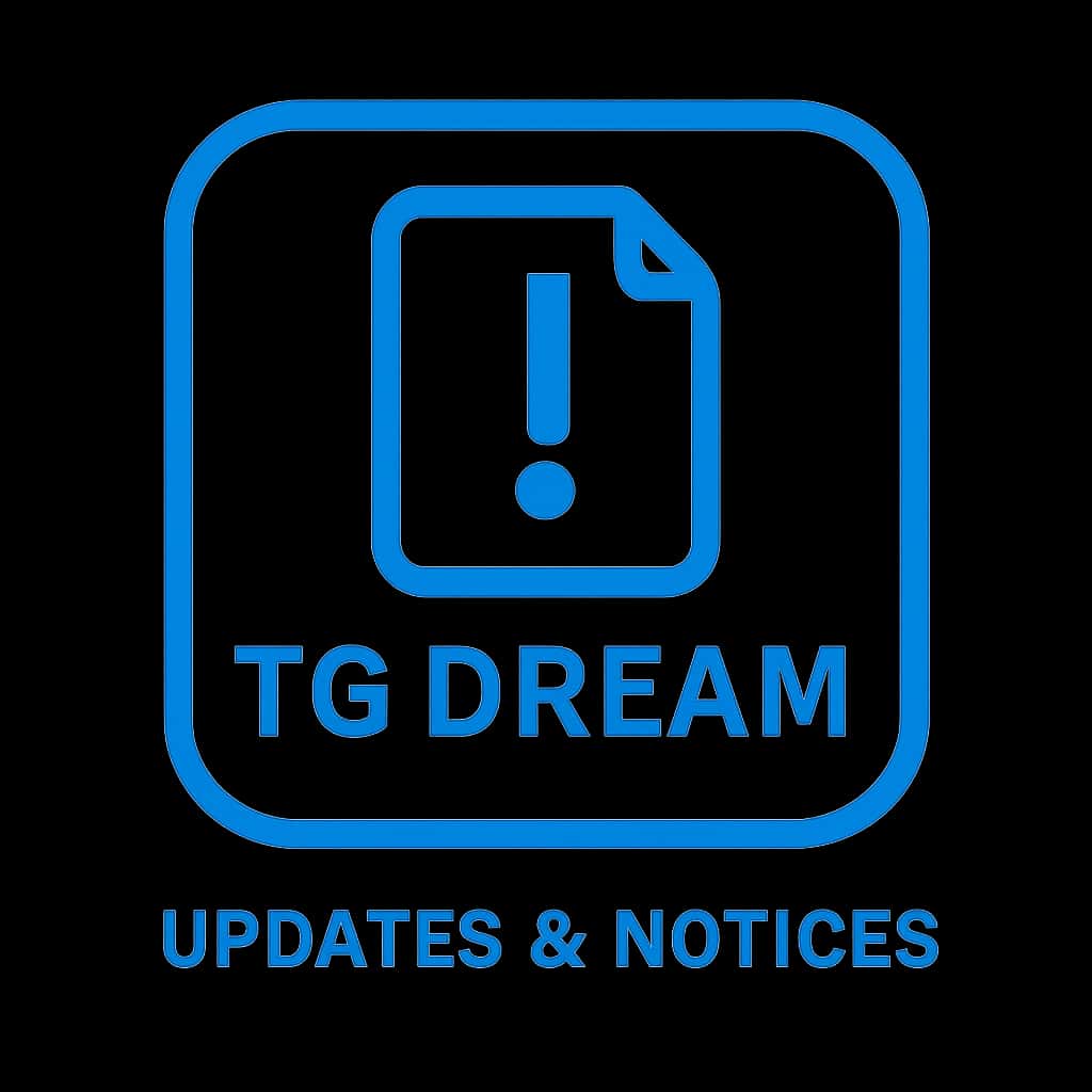 An icon representing TG Dream Updates & Notices.