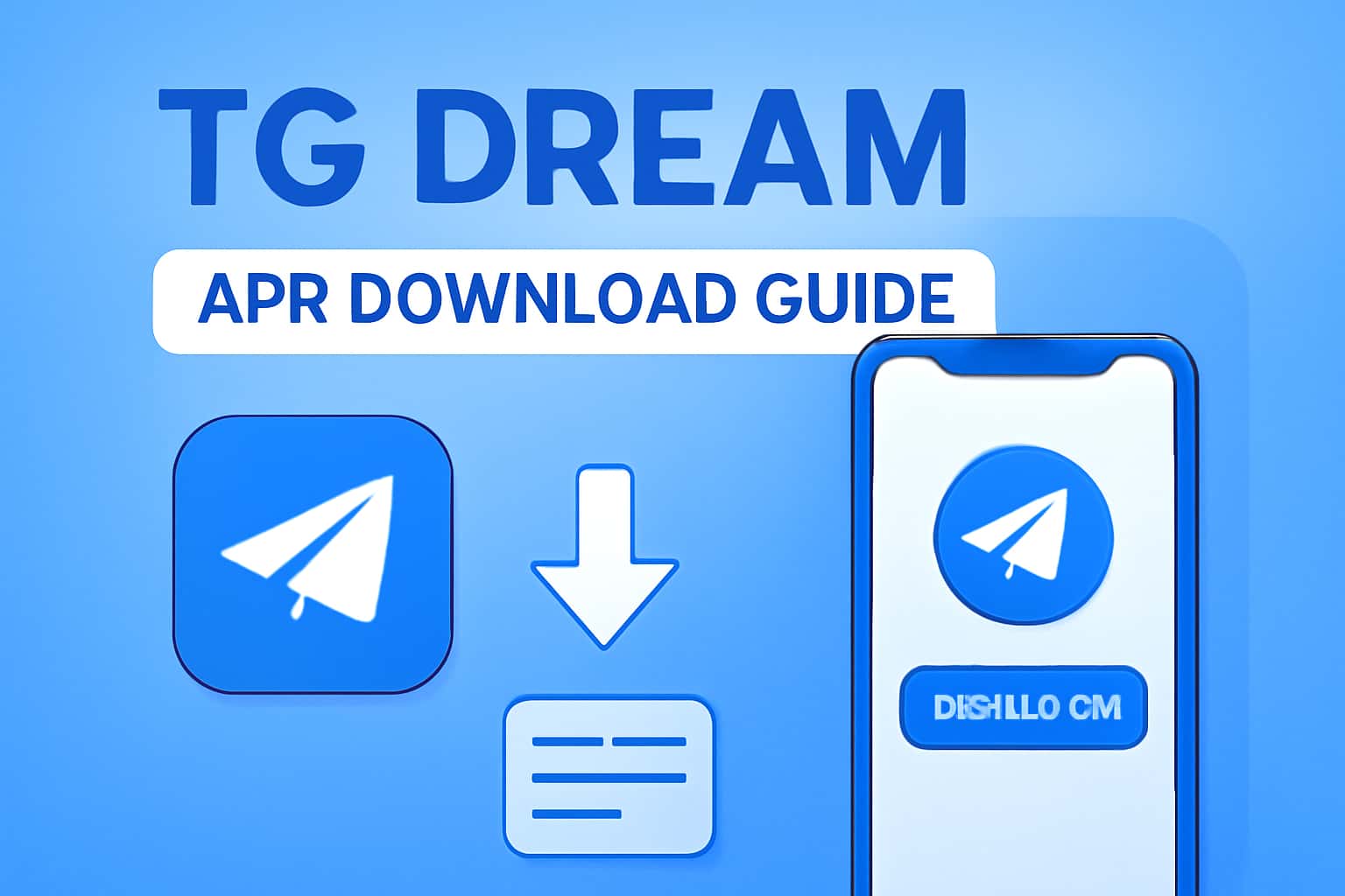 An informative illustration of the TG Dream App Download Guide.