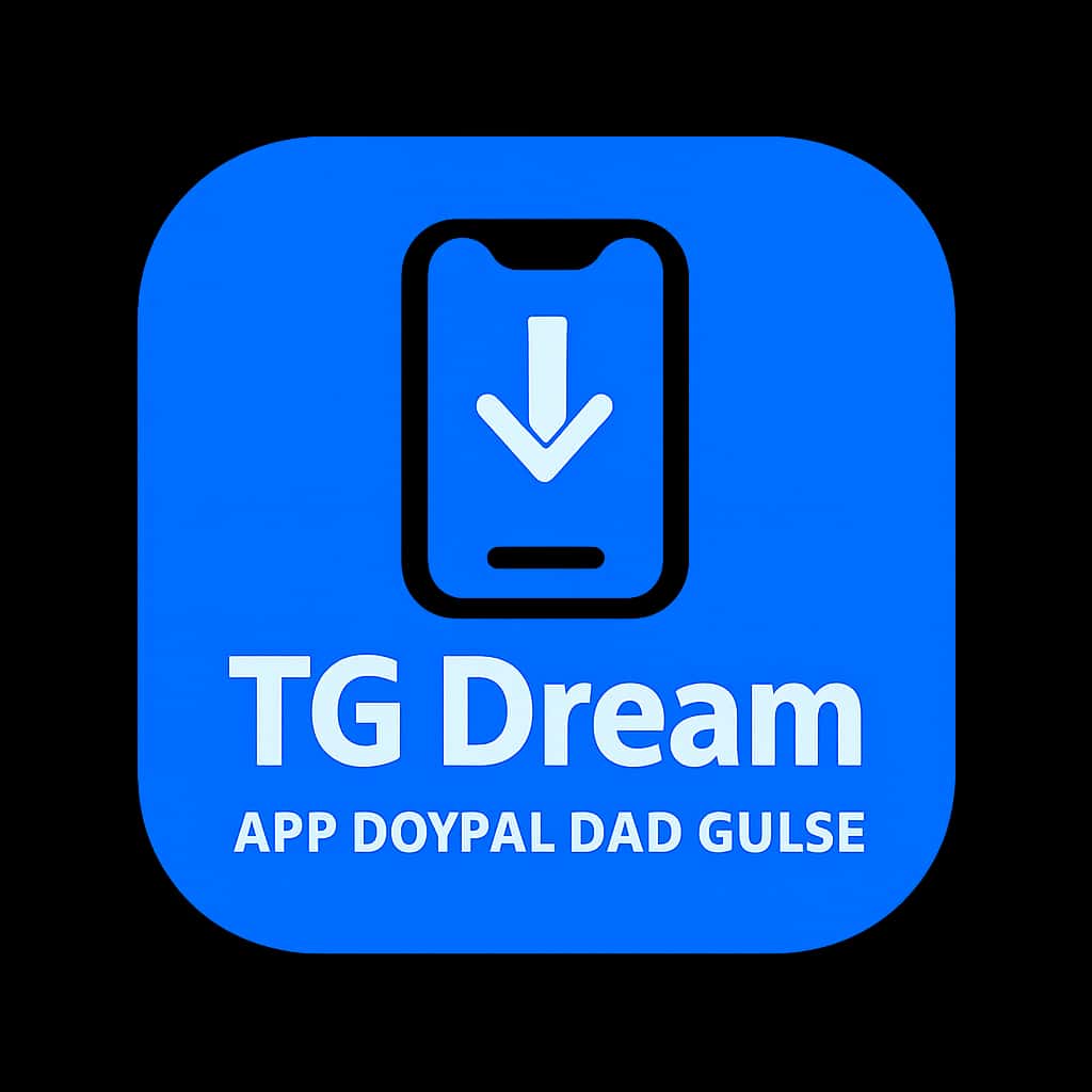 A simple badge icon for the TG Dream App Download Guide.