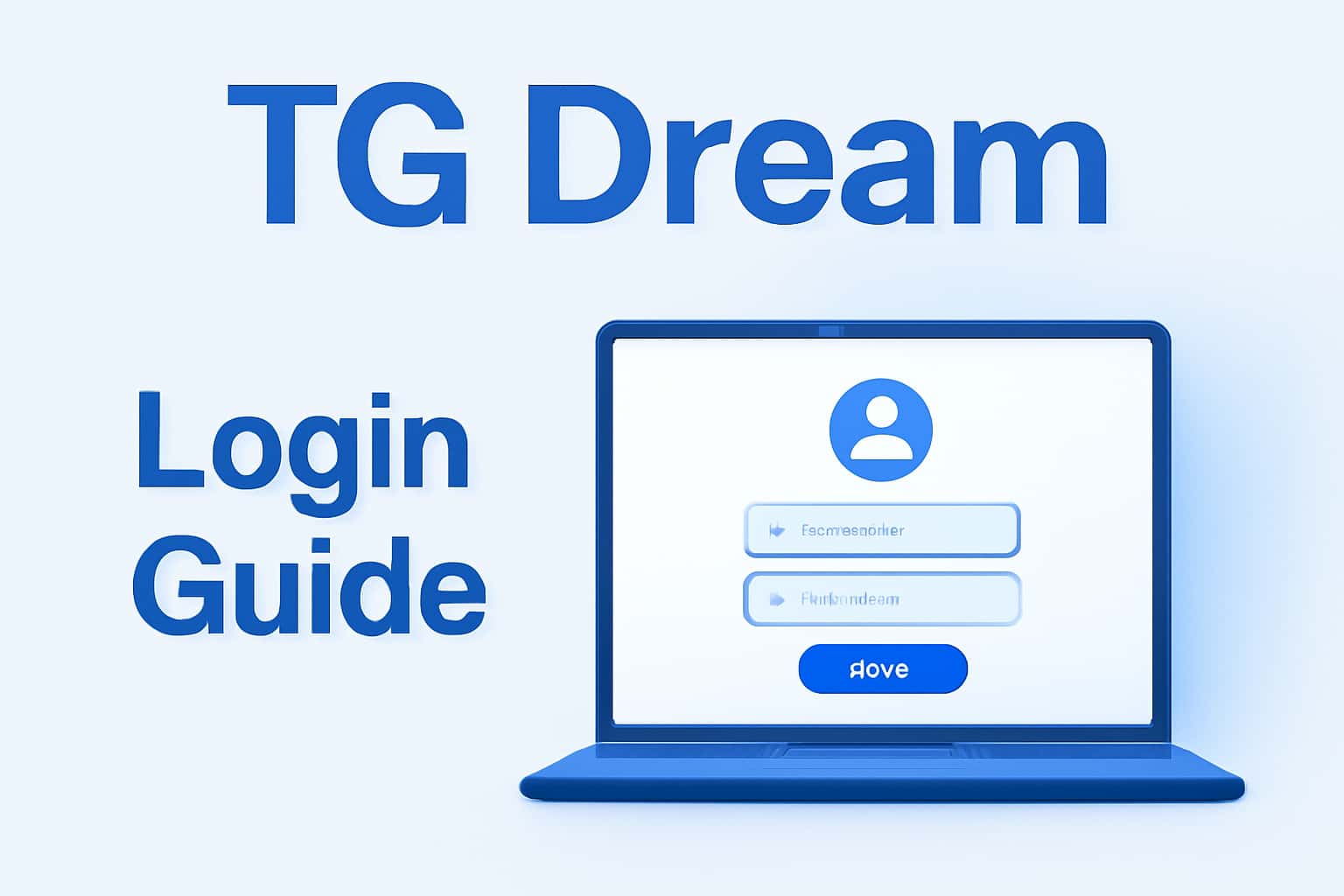 Informational scene illustrating the TG Dream Login Guide.