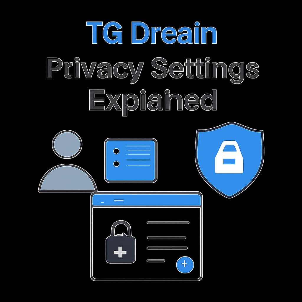 Diagram illustrating TG Dream Privacy Settings.