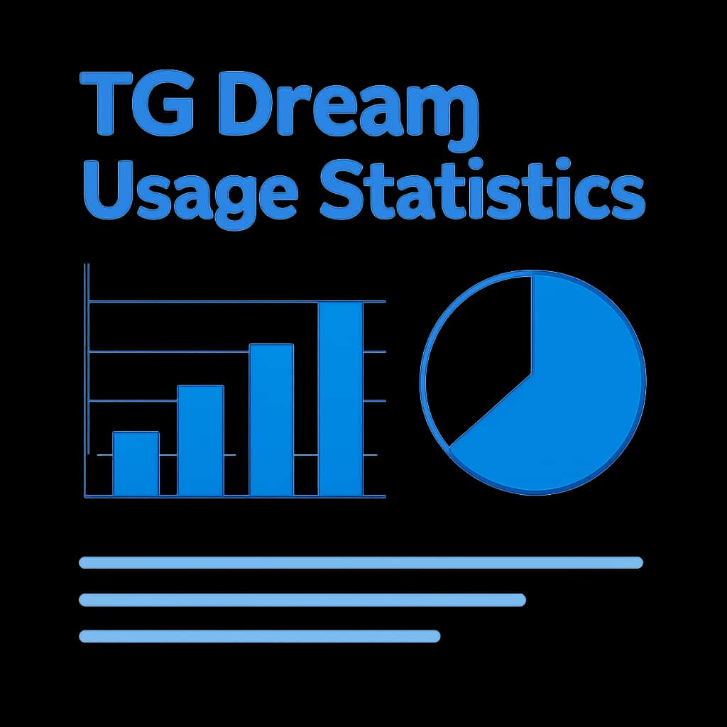 An educational diagram on TG Dream Usage Statistics.