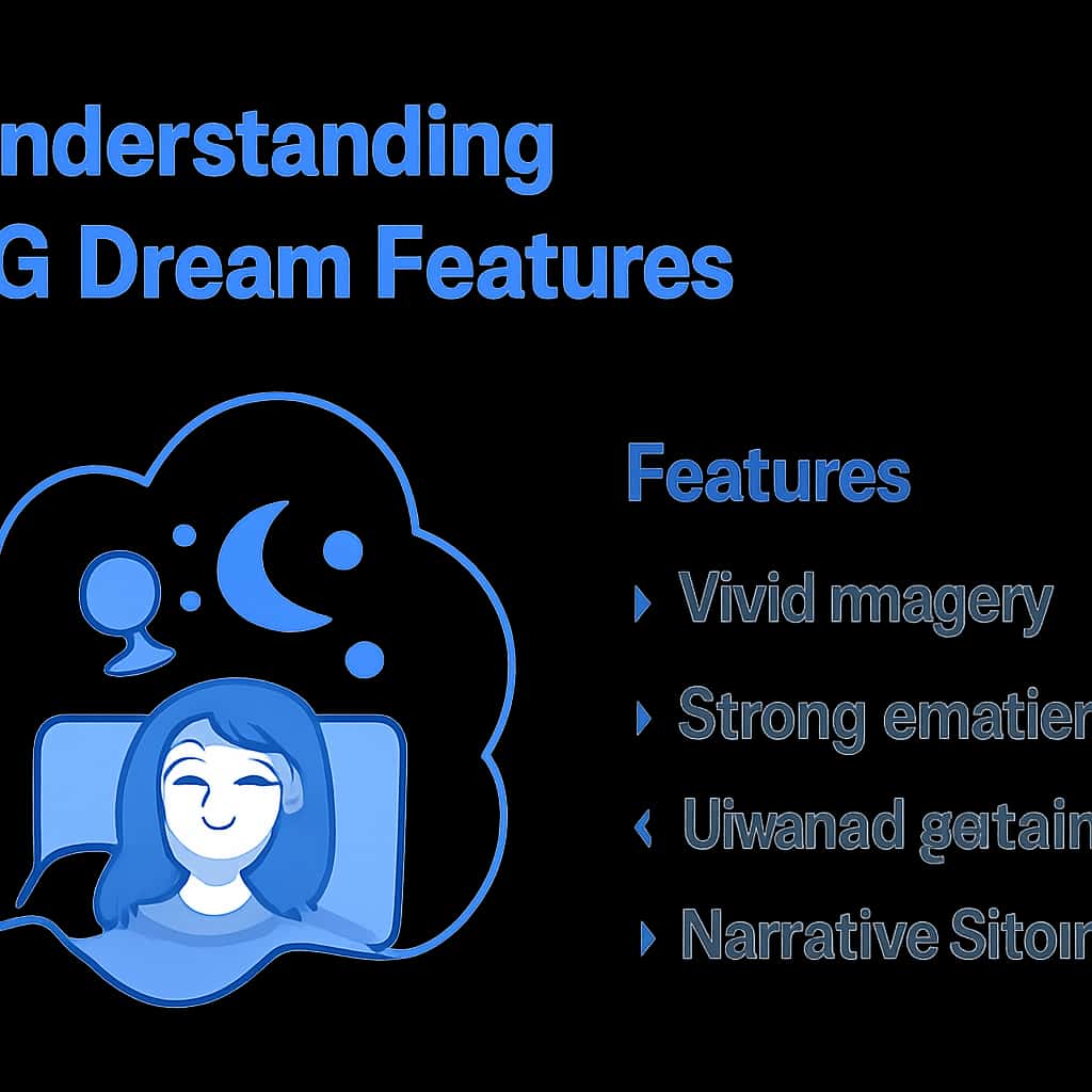 An educational diagram illustrating the features of TG Dream.