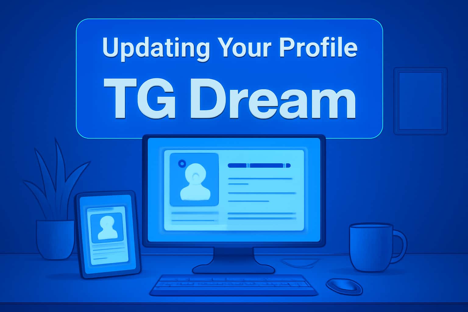 An informative representation of updating a user profile in TG Dream.